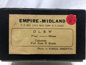 O Scale Empire- Midland GS 35-2 Delaware Lackawanna & Western Wood Caboose - Picture 1 of 7