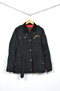 Barbour Rainbow International Gold Belted Jacket England - Picture 1 of 7