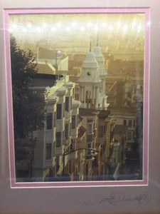 Wall Art Decor Print Matt Summers San Francisco City View 15x12 in Glass Frame - Picture 1 of 6