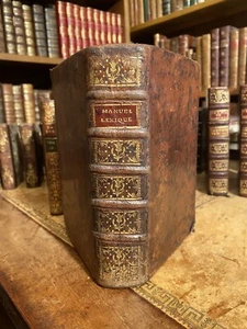 Manuel lexique, dictionnaire portatif des mots françois. Abbé Prévost. 1750 - Picture 1 of 13