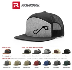 SOMBRERO SNAPBACK FISH FISHERMAN HOOK RICHARDSON BILLETE PLANO *ENVÍO GRATUITO EN CAJA* - Imagen 1 de 10