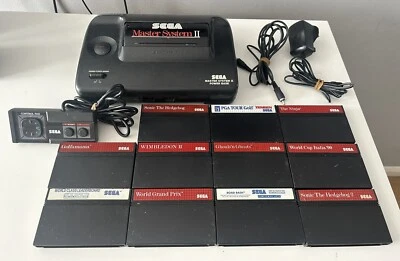 Sega Master System 2 Console and Games - Image 1 of 2