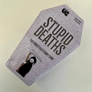 University Games Stupid Deaths Card Game Tin - Ages 12+ - Picture 1 of 8