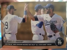 Los Angeles Dodgers 2022 Topps Now Road to Opening Day gold bonus ODB-25