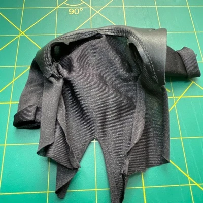 WWE Chaqueta Negra Personalizada Plumero Abrigo Accesorio Mattel Forraje Elite Jakks WCW AEW Foto 1 de 2