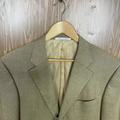 Abrigo Deportivo Ermenegildo Zegna Para Hombre 42R Marrón 100% Fino Super 100s Lana Hecho en Italia Foto 1 de 4
