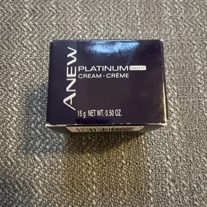 Neu im Karton Avon Anew Platin Nachtcreme 0,50 Unzen - Bild 1 von 6