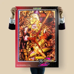 Marvel vs. Póster Capcom 2 | Impresión de ilustraciones de Capcom 2000 Naomi Arcade - Imagen 1 de 8