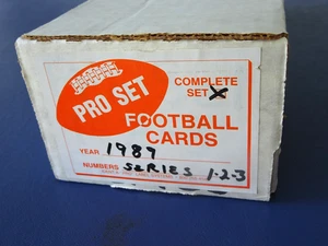 1989 Complete Pro Set Football with Anouncers, Update Factory Set, 591 Cards - Picture 1 of 2