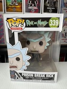 Funko Pop! Prison Break Rick #339 Rick and Morty 2018 Vaulted Collectible Figure - Picture 1 of 6