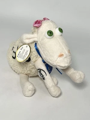 Peluche Setra 3/8 Contando Ovejas Niña Cordero Rosa Arco Peluche 2000 Ojos Verdes Foto 1 de 4