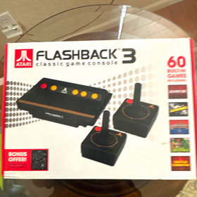 Atari Flashback 3 Console 60 Built-In Games Atari 2600 AR2660 Black NTSC