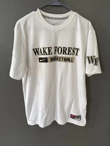 Vintage Nike Wake Forest Basketball TEAM ISSUED NCAA Men’s T Shirt Size L - Picture 1 of 1
