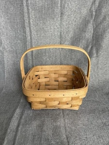 "Cesta de bayas pequeña Longaberger 2003 mango oscilante 6-1/2""" - Imagen 1 de 11
