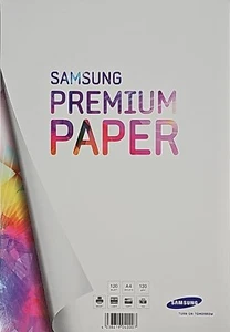 1200 Blatt 10x120 Samsung Premium Papier Druckerpapier Tinte Laser DIN A4 120g - - Afbeelding 1 van 12