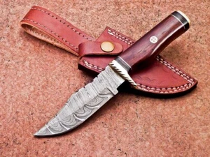 Custom Handmade Damascus Steel Blade Camping Hunting Knife Bowie Knife WD-7952 - Picture 1 of 8