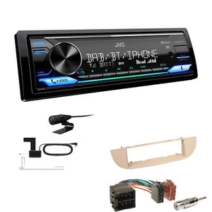 JVC Digital 1-DIN Autoradio DAB+ Bluetooth für Fiat 500 500C Beige - Bild 1 von 6