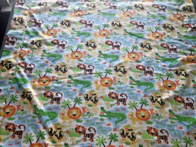 Baby Boy's King of the Jungle Receiving with Matching Burp/Wash Cloths - Image 1 of 4