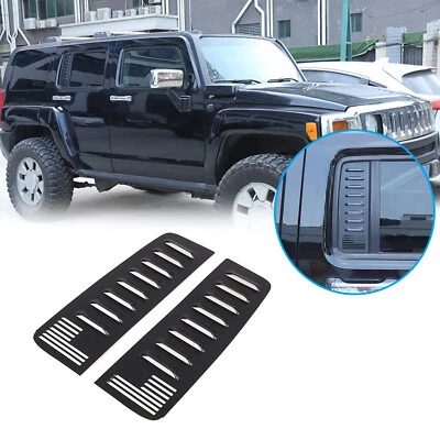Fits For Hummer H3 2005-2009 Rear Window Air Inlet Louver Trim Cover Aluminum - Image 1 of 4