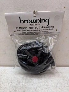 Browning Model BR-354 5” MAG-UHF SO-239 Mounting Double Shield RG-58 PL-259 - Zdjęcie 1 z 7
