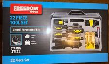 Freedom Tools 22 Piece General Purpose Tool Set + Carry Case