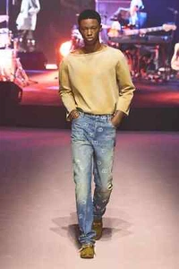 Gucci Crystal Interlocking G Denim pants - BNWT- - Picture 1 of 9