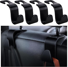 Pack de 4 crochet d'appui-tête de siège auto, élégant porte-crochet de siège arrière organisateur pour main