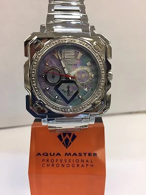 Men Aqua Master Jojo Jojino Joe Rodeo St Still Metal Ban45mm Diamond Watch W#355 - Image 1 of 4