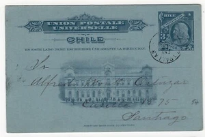 CHILE 1906 scarce postmark ZAPALLAR on stationery to Santiago - Picture 1 of 2