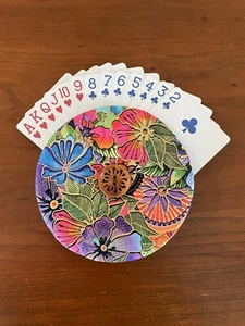 Laurel Burch ***Earth Song ~ B *** PLAYING CARD HOLDER - Bild 1 von 2