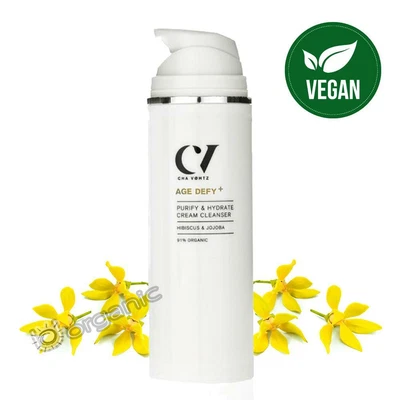 Green People Organic Age Defy+ Purify & Hydrate Facial Cream Cleanser 150ml