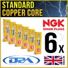 6x NGK BKR6EK 2288 Standard Spark Plugs For BMW 328 2.8 95-->10/99