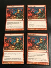 MAGIC MTG 4x Shadowmoor x4 Crimson Wisps!