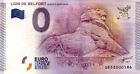90 BELFORT Le Lion, 2015, Billet Euro Souvenir