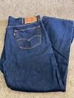 Wrangler Authentics Mens Straight Blue Jeans 501 Size 44 See Inseam Photo