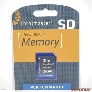 ProMaster Performance 2GB SD Camera Memory Card - New/Sealed - Picture 1 of 4