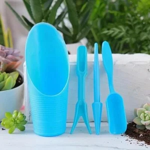 4pcs Mini Plastic Soil Shovels – Durable Tools for Potted Gardening - Picture 1 of 26
