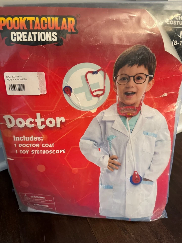 Disfraz de Halloween Spooktacular Creations para niños médico talla mediana 8-10 Foto 1 de 1