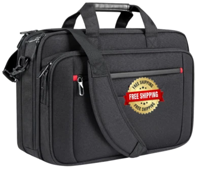 Maletín de hombro con bolsa para computadora portátil de 17.3 pulgadas NUEVO US - Image 1 of 4