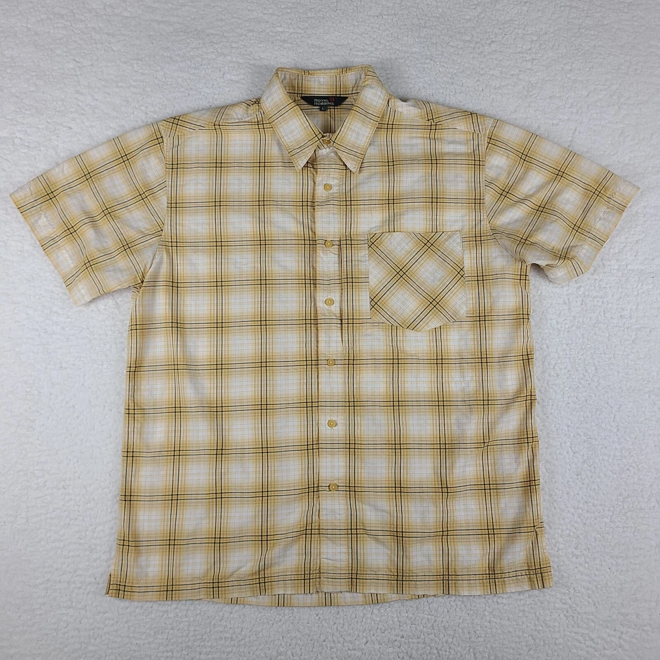 Royal Robbins Dress Shirt Mens Large Multi Color Plaid Outdoor Hiking Button Up - Image 1 of 4