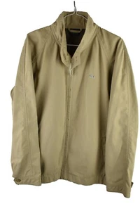 LACOSTE Beige Windcheater Jacket size 52/4 Mens Harrington Bomber Cotton - Picture 1 of 8