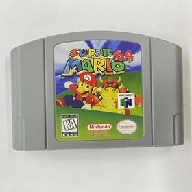 Super Mario 64 Game Cartridge for Nintendo 64 N64 USA NTSC Tested Fast Ship