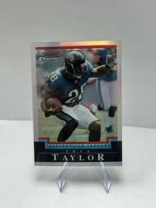 Fred Taylor Bowman Chrome 2004 No. 055 Silver Chrome - Picture 1 of 2
