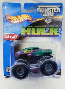 Monster Truck Hot Wheels Monster Jam "The Hulk" c.2002 "Small Hub" 1:64 - Imagen 1 de 2