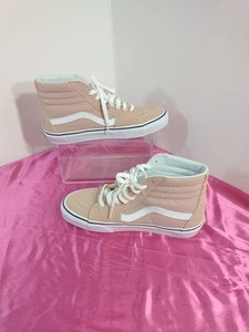 Vans Men's 7/Women's 8.5 Sk8-Hi Mahogany Rose/True White   - Picture 1 of 9