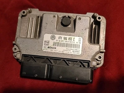 Volkswagen Beetle 2012-14 módulo informático motor aire acondicionado 2,5 L ECU EC PCM 07K906055E Foto 1 de 4