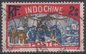 TIMBRE INDOCHINE 2 PIASTRES N° 146 OBLITERATION LEGERE - TB CENTRAGE - Picture 1 of 2