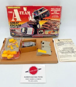 Great Escape Stunt Set Rough Riders Completo Sin Usar con Caja De Colección LJN A-Team - Imagen 1 de 3