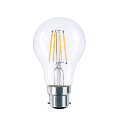 12V LED Filament Bulb A60 4W B22 | Bayonet Light Globe 12 Volt Lamp - Image 1 of 4