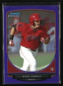 Wade HInkle Bowman Chrome Purple Refractor /199 #BCP181 Baseball Card